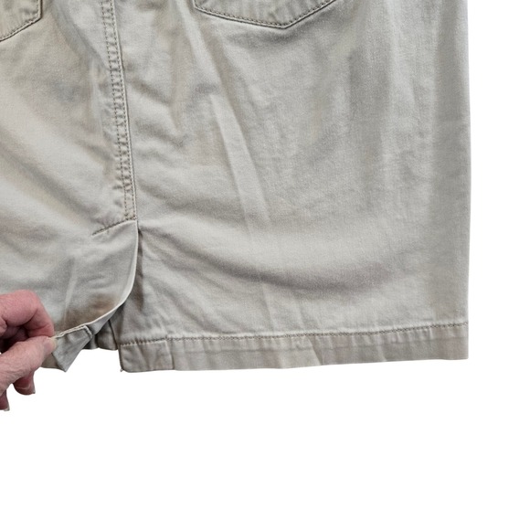 ANN TAYLOR LOFT Skirt Women's 8 Beige Khaki Mini‎ Casual Career - Picture 6 of 6